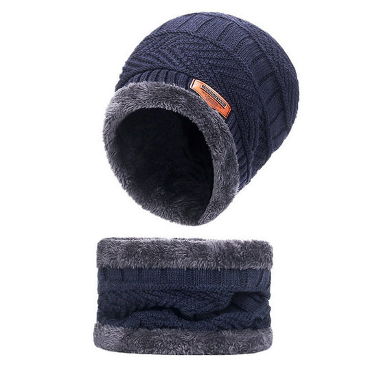 Warm Cashmere Padded Hat Scarf Gloves Set Of Three