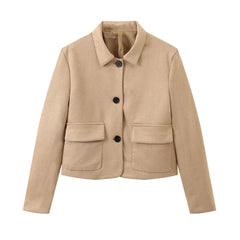 Lapel Fashionable All-matching Jacket