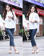 Floral high heel women sandals