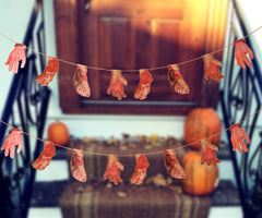 Halloween Horror Knife Flag Pulling Horror Curtain Bed Sheet