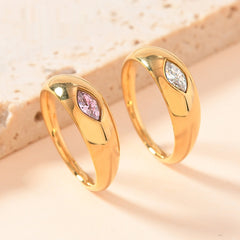 European And American Casting Diamond Diamond-studded Ring