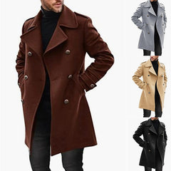 Woolen Men's Coat Autumn And Winter  Product Warm Padded Jacket