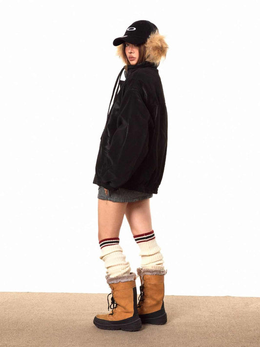 Cold Protection In Winter Couple Cotton-padded Clothes Loose