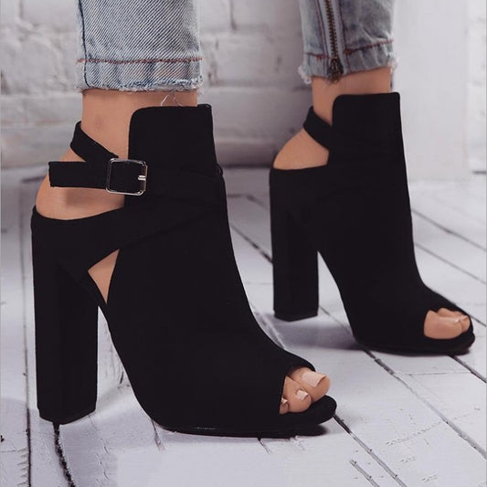 Roman fish mouth sandals