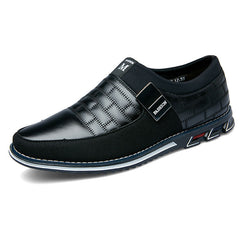 Large Size Men's Casual Leather Shoes British Style Men's Shoes Trend