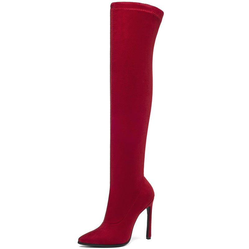 Stiletto high heel over the knee boots – view 16