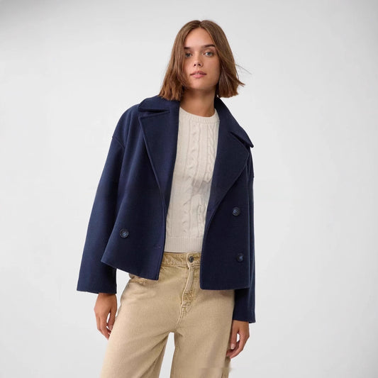 European And American Women's Clothing Long Sleeve Coat Overcoat