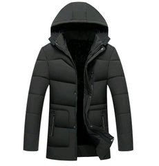 Cotton coat warm thick cotton coat men's cotton hooded jacket down Puffer jacket