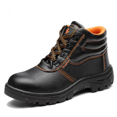 Work shoes steel toe high-top shoes
