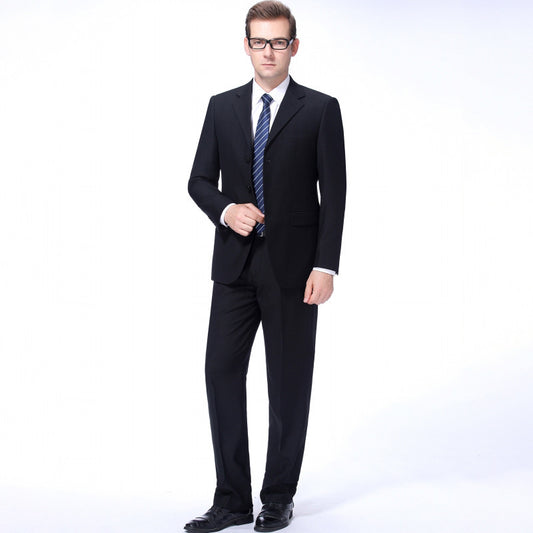 Business Casual Men's high grade men's wool slim suit