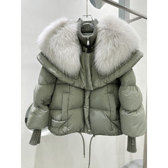 Jacket Female Light Luxury Loose And Warm Puffer Jacket Coat
