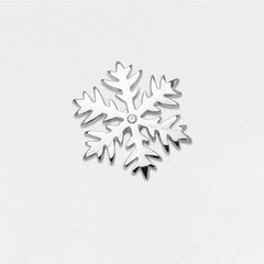 Silver Snowflake Brooch Accessories