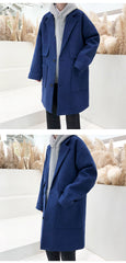Winter Casual Thickened Handsome Woolen Coat