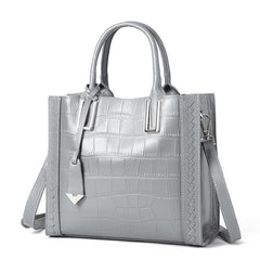 Pattern Woven Handbag Women Leather Handbags