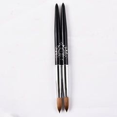 Multi-Specification Mink Hair Manicure Brush Flat Head Nail Polish Glue Painted Phototherapy Pen