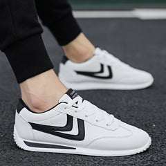 Men's Shoes Breathable All-Match White Shoes