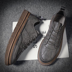 Men's Retro Fashion British Casual Leather Shoes
