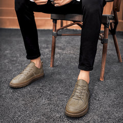 Men's Retro Fashion British Casual Leather Shoes