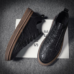 Men's Retro Fashion British Casual Leather Shoes