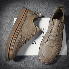 Men's Retro Fashion British Casual Leather Shoes
