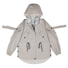 Short Chic Hong Kong Style Windbreaker