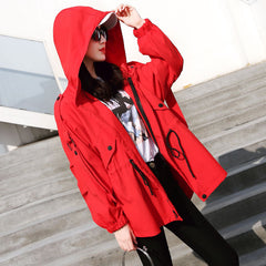 Short Chic Hong Kong Style Windbreaker