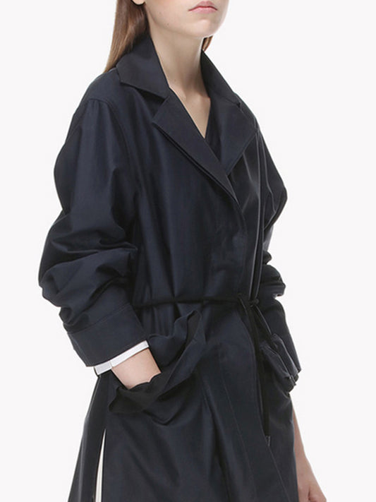 Han Luojia Plus Size Women's Fat Mm Windbreaker Design Is Loose And Thin, Fashionable And Western Style Spring