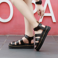 Sandals Martin Sandals Platform Fingerless Fashion Fashion Beach Shoes