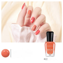 Water-based Peelable And Peelable Nail Polish 8ml Baking Free Cosmetic Makeup Set