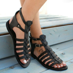 Student Women's Flat Hollow Sandals