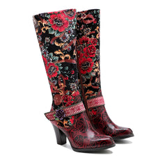 Export Cross-Border Autumn And Winter Distressed Retro Style Women'S Boot
