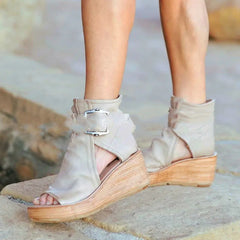 Women's Shoes  Wedge Sandals Platform Fish Mouth Sandals