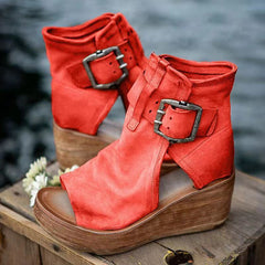 Women's Shoes  Wedge Sandals Platform Fish Mouth Sandals