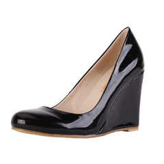 Women's Pumps Shoes Wedge Heels Pointed Toe