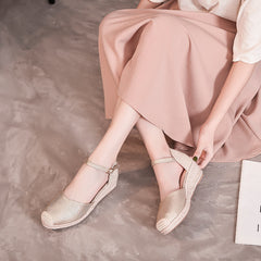 Spring Round Toe Shallow Mouth Sandals