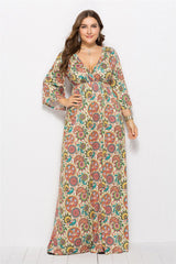 European And American Print Sexy Long Skirt