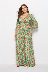 European And American Print Sexy Long Skirt