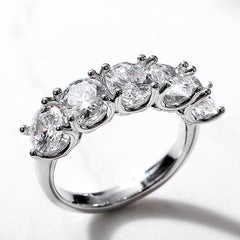 Zircon Diamond Ring