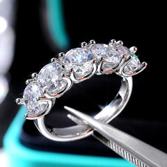 Zircon Diamond Ring