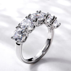 Zircon Diamond Ring