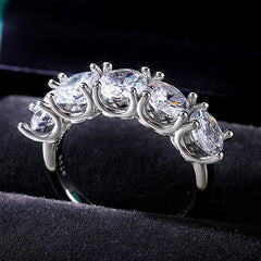 Zircon Diamond Ring