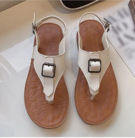 Flip-Flop Sandals Female Fairy Style Flat