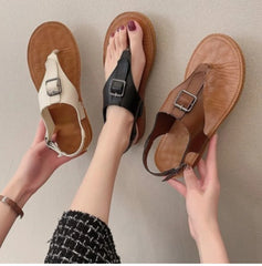 Flip-Flop Sandals Female Fairy Style Flat