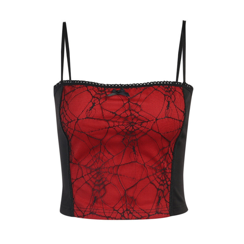Spider webTank Tops  Kawaii Tank Tops Gothic Tank Top