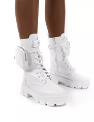 Boots Women's Winter Shoes Deep Mouth New Casual Warm And Velvet High-Top Ankle Boots