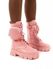 Boots Women's Winter Shoes Deep Mouth New Casual Warm And Velvet High-Top Ankle Boots
