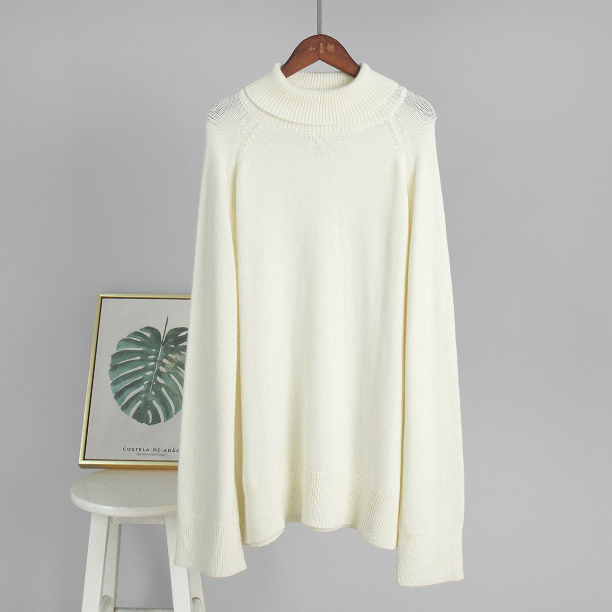 Loose Pullover Thermal Knitting Sweater For Women