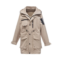 Windbreaker Mid-length European Style Small Handsome Overalls