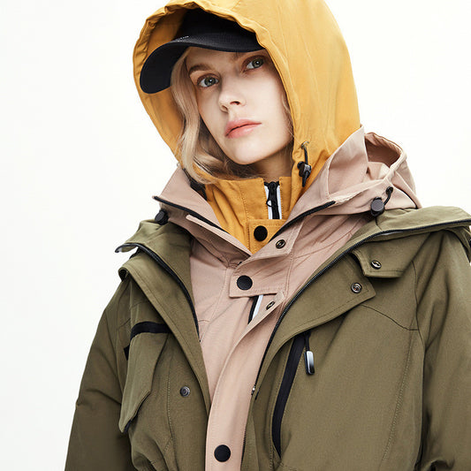 Windbreaker Mid-length European Style Small Handsome Overalls