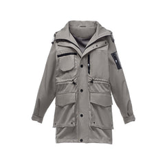 Windbreaker Mid-length European Style Small Handsome Overalls